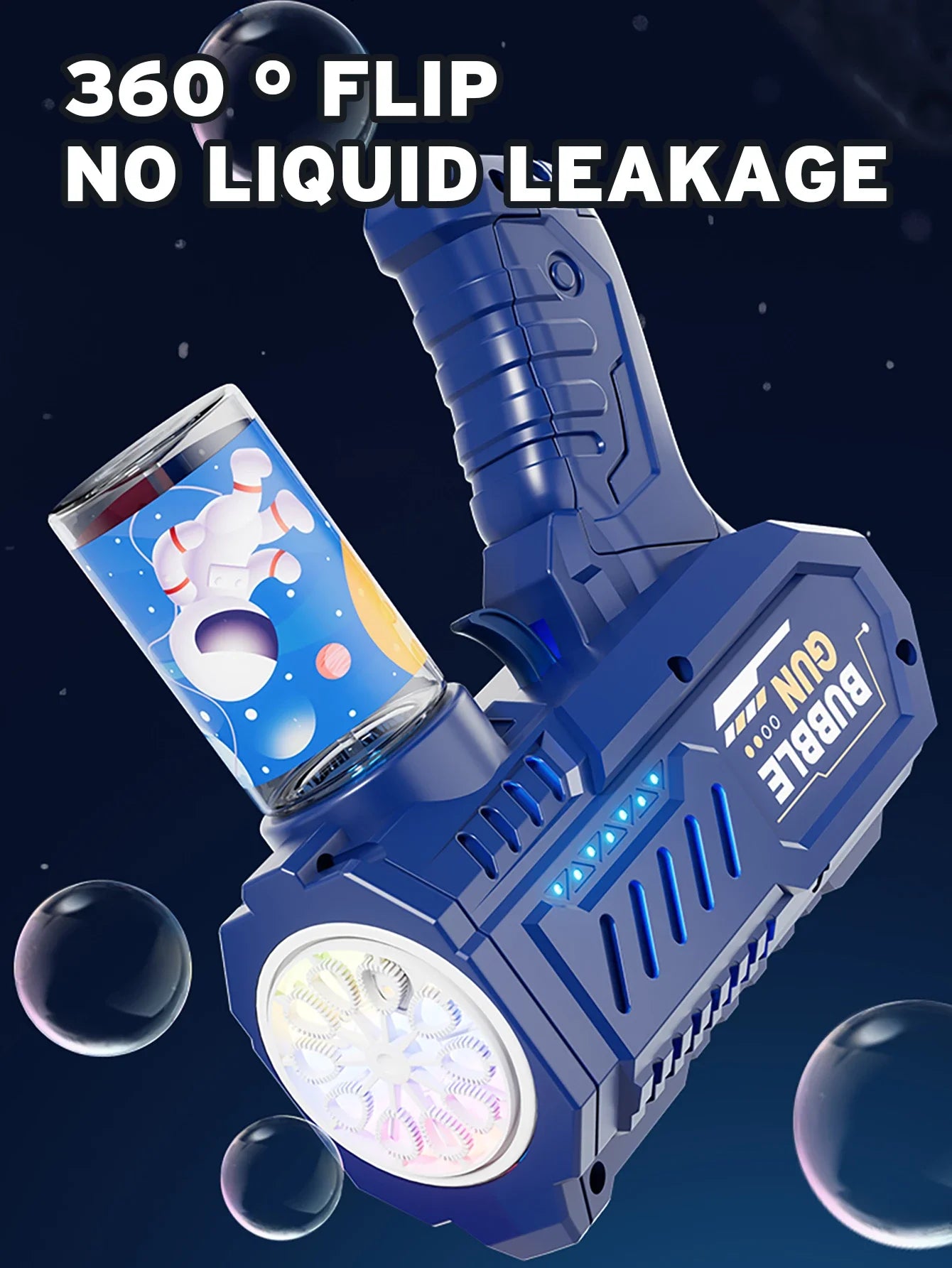 Fully Automatic Bubble Gun Rocket Bubbles Machine