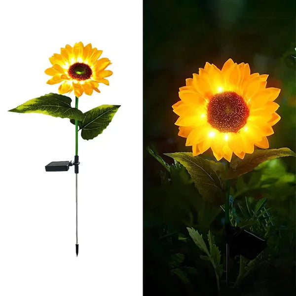 Outdoor Solar Simulation Sunflower Light – Waterproof Lawn & Garden Lamp