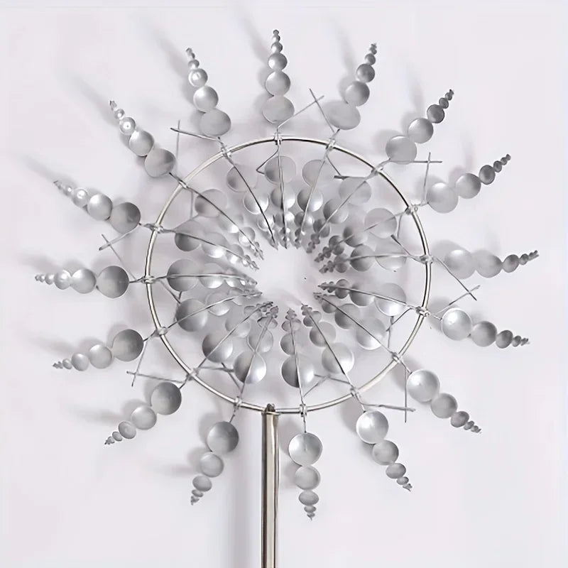 Creative Courtyard Garden Windmill – Magical Kinetic Energy Metal Wind Rotator