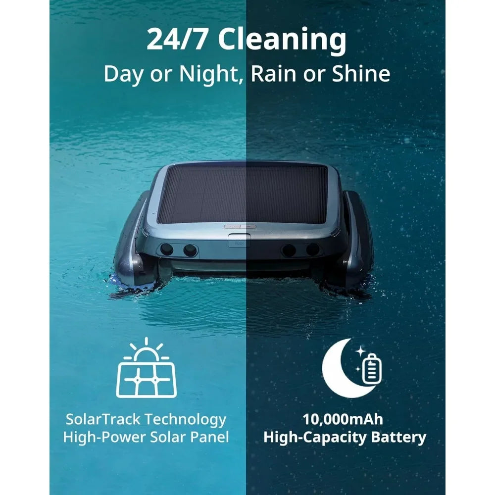 Solar Powered Robot Pool Skimmer