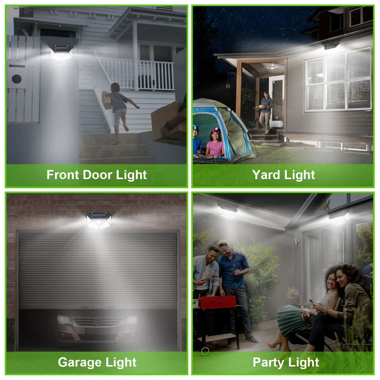 Multifunctional Solar LED Garden Light – Motion Sensor, Waterproof