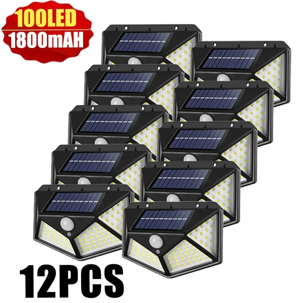 Multifunctional Solar LED Garden Light – Motion Sensor, Waterproof