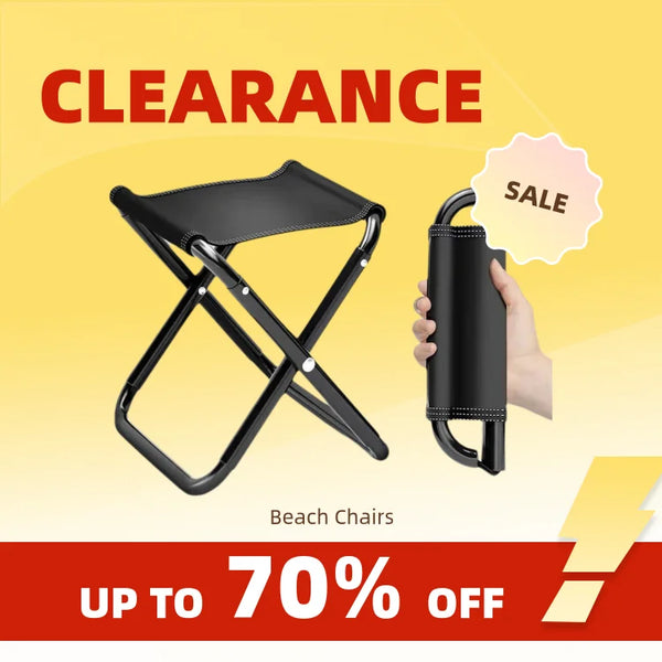 Clearance Folding Small Stool Bench