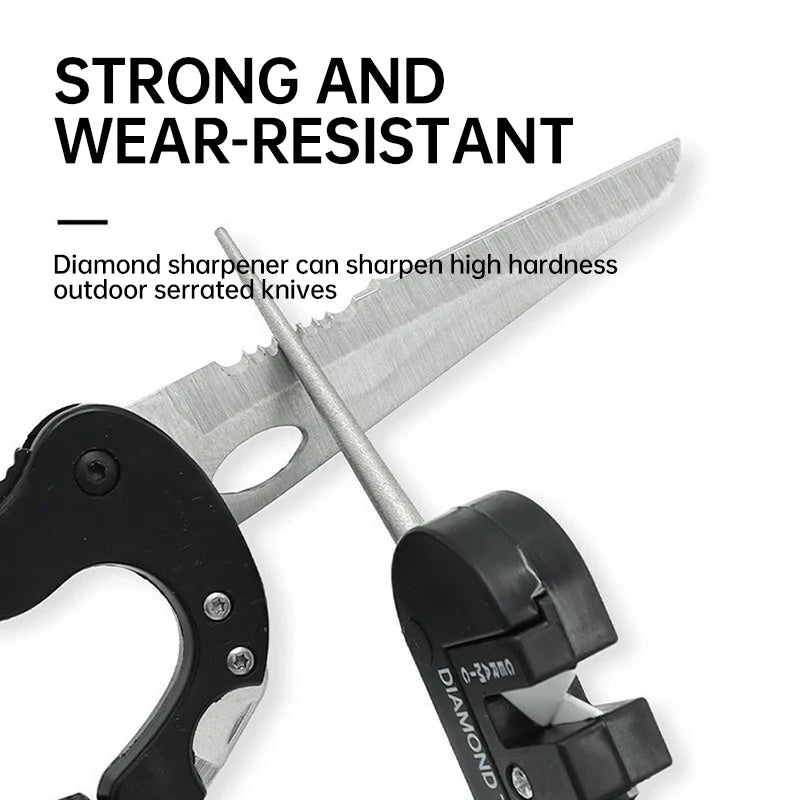 Portable Whetstone Mini Multi-function Sharpener Rod