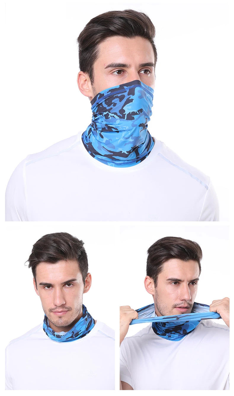 Outdoor Ice Silk Sun Protection Bib – Full Face Motorcycle & Sports Bandana