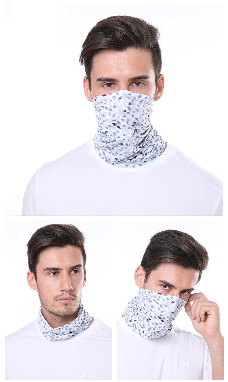 Outdoor Ice Silk Sun Protection Bib – Full Face Motorcycle & Sports Bandana