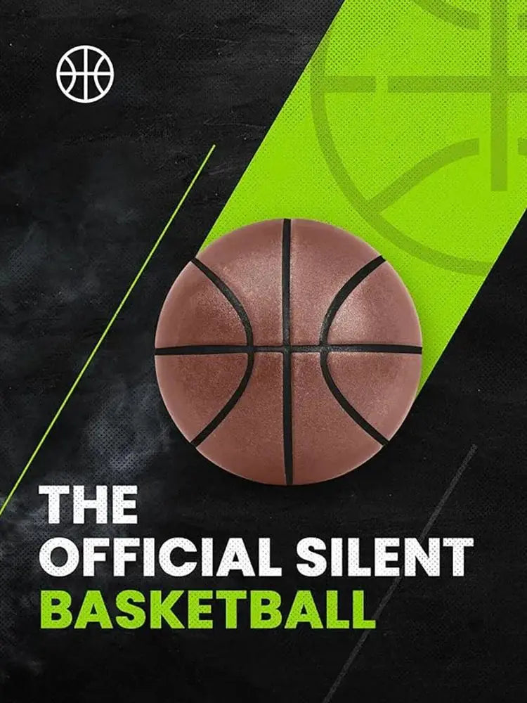 Silent Basketball 2024 – Upgraded Airless Foam Basketball for Indoor Dribbling & Quiet Play