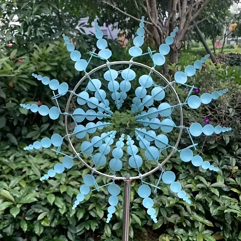 Creative Courtyard Garden Windmill – Magical Kinetic Energy Metal Wind Rotator