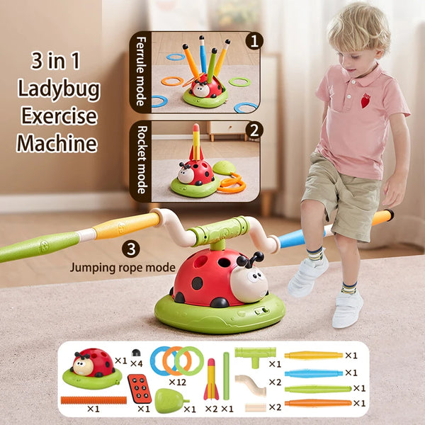 Ladybug Multifunctional Outdoor Game Toy – Jump, Skip & Play!