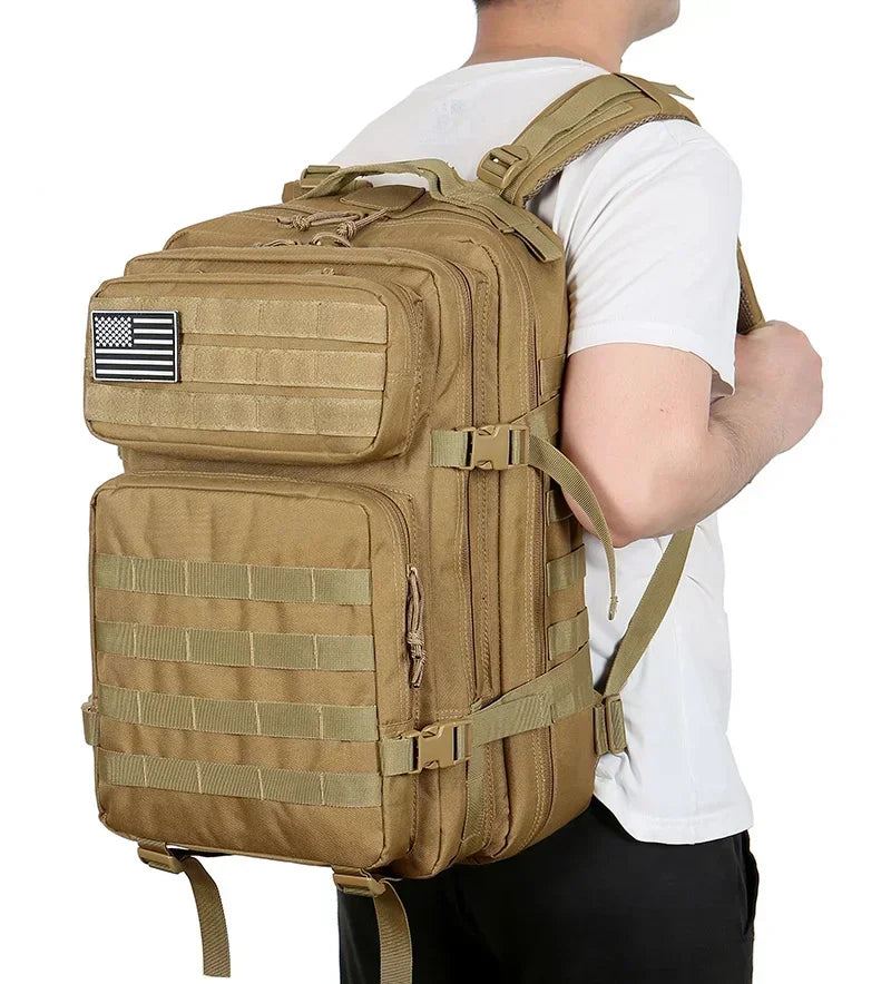 45L Large Capacity Tactical Outdoor Backpack – Rugged, Ready & Built for Adventure