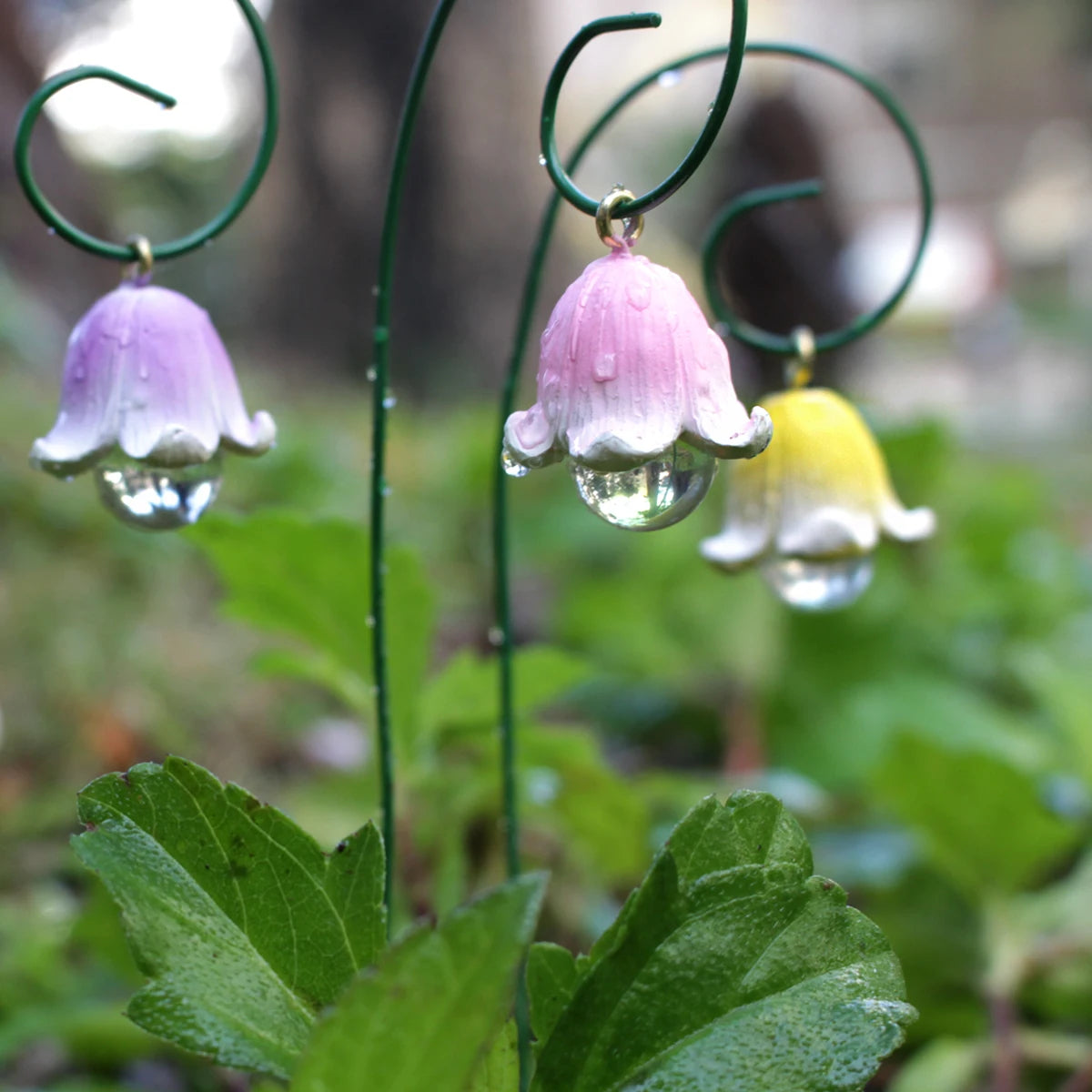 9pcs Lily of the Valley Miniature Figurines – Everlasting Fairy Garden Accessories