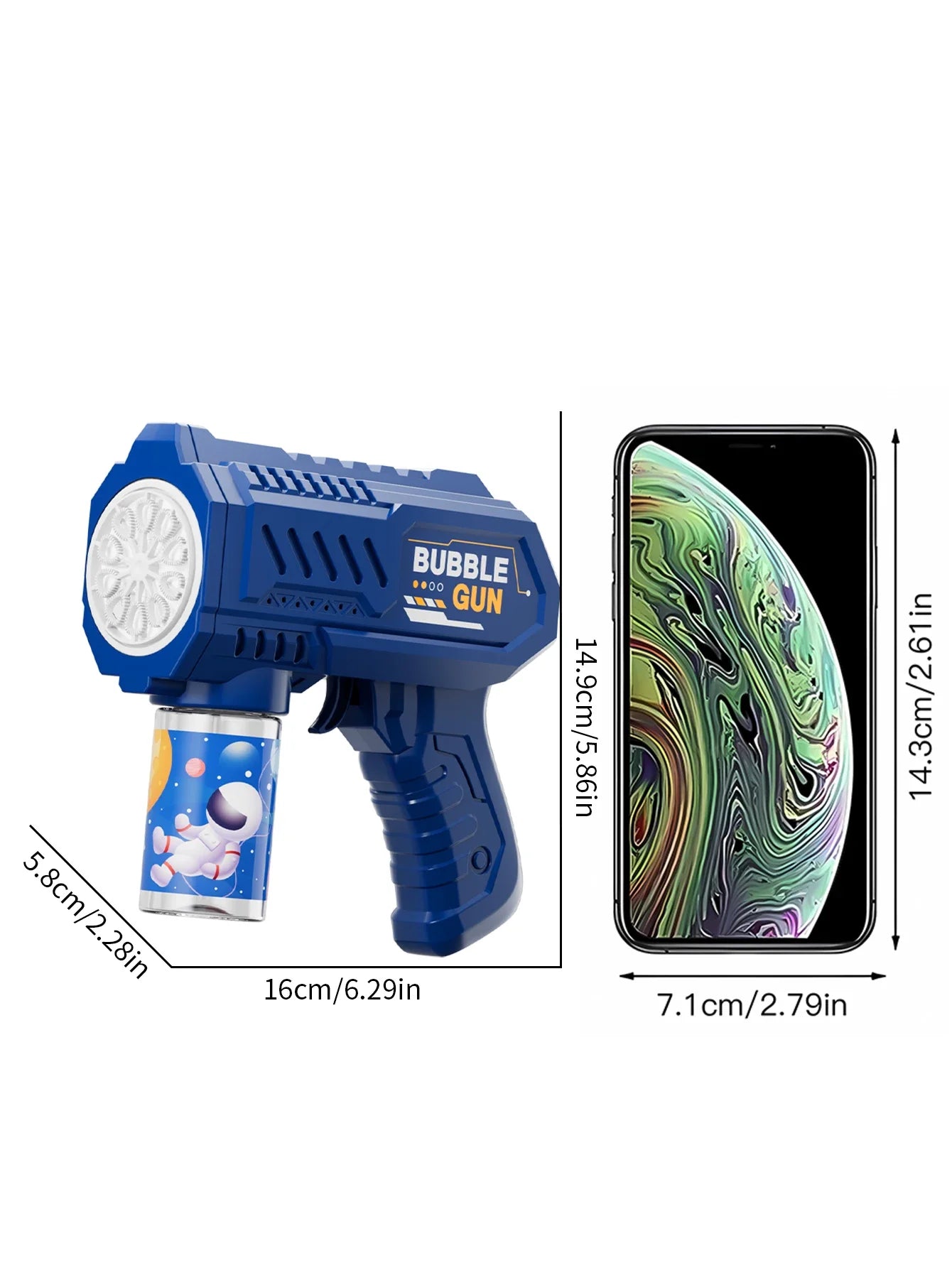 Fully Automatic Bubble Gun Rocket Bubbles Machine
