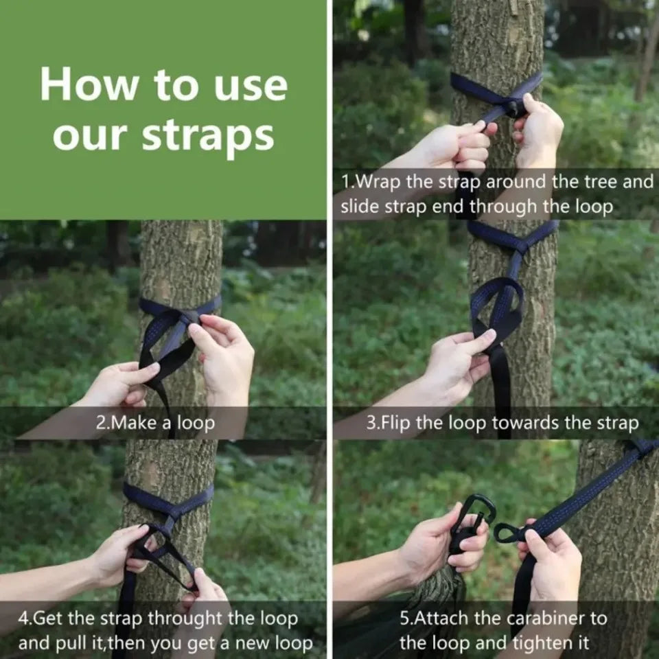 Outdoor Camping Hammock with Mosquito Net