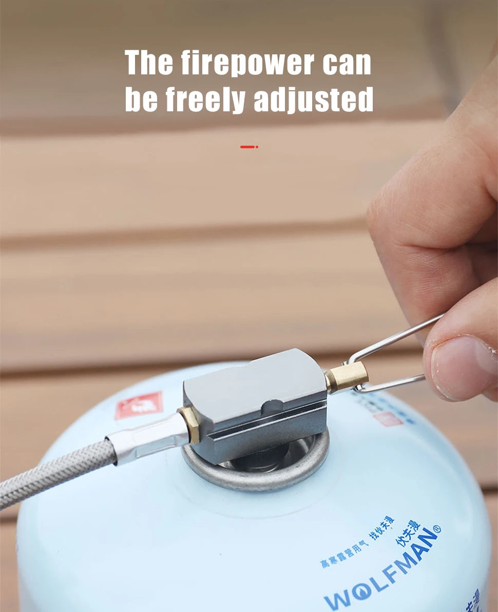 BRS-201A High-Pressure Portable Camping Gas Stove – 16000W Power with Piezo Ignition