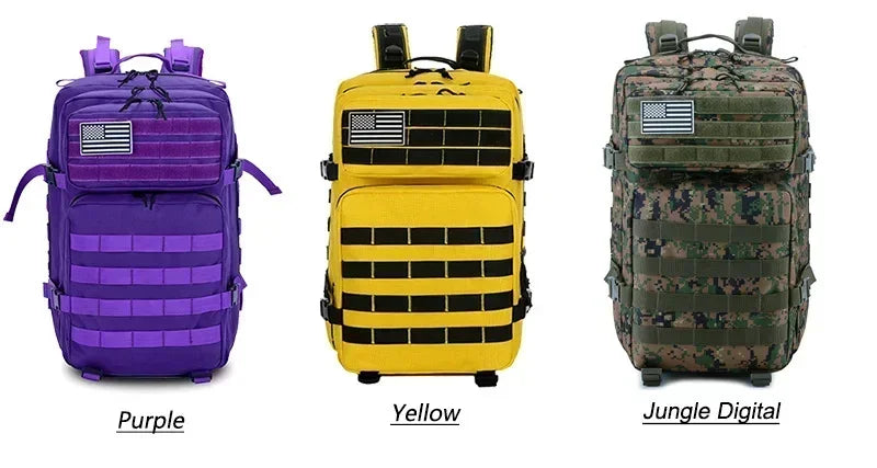45L Large Capacity Tactical Outdoor Backpack – Rugged, Ready & Built for Adventure