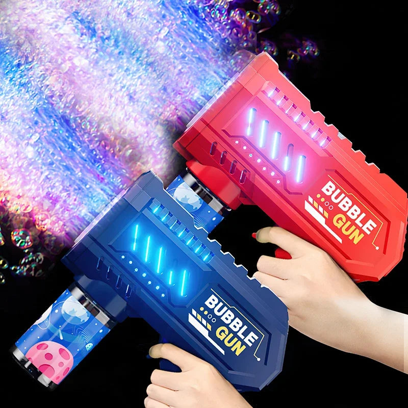 Fully Automatic Bubble Gun Rocket Bubbles Machine