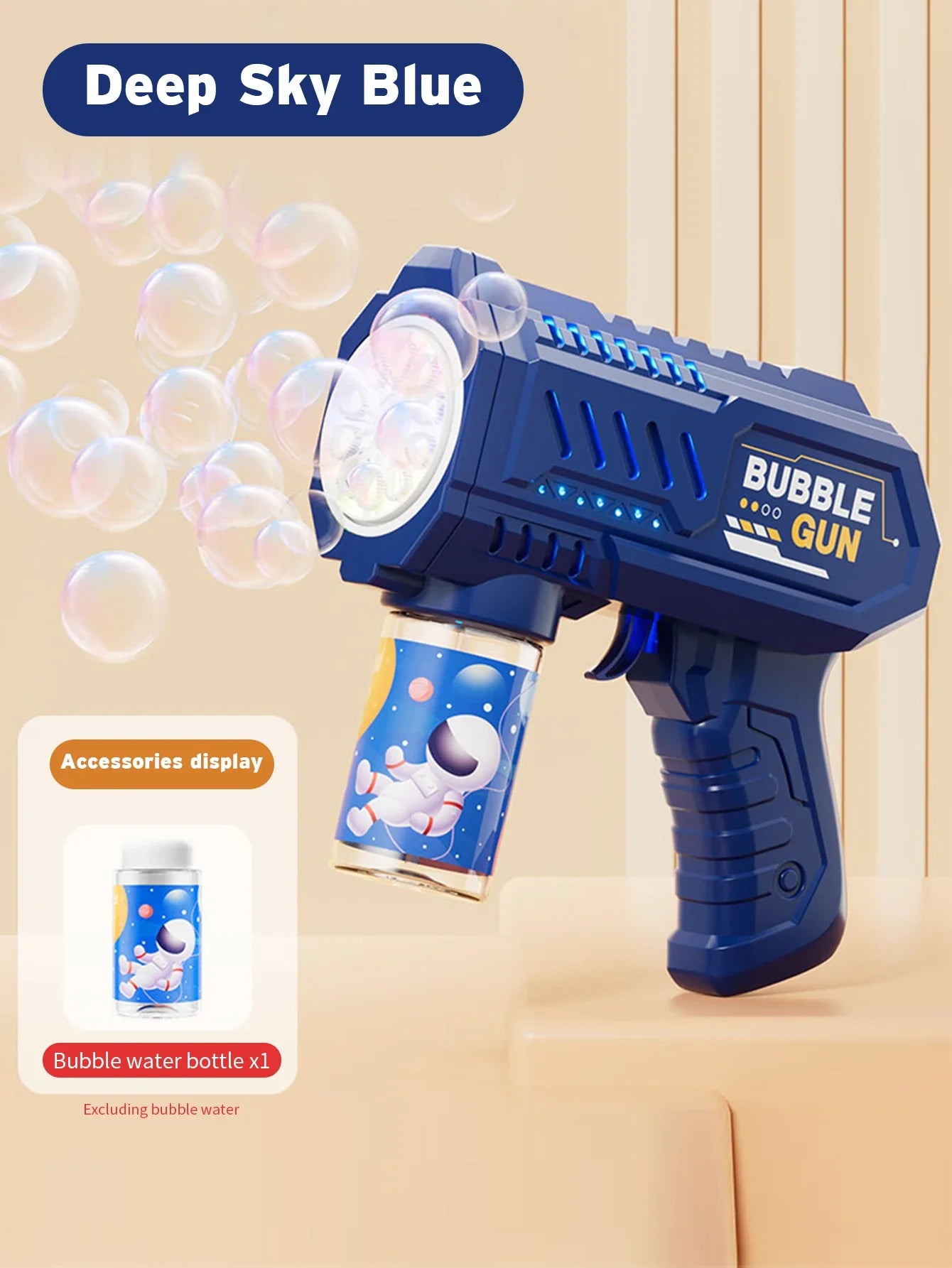 Fully Automatic Bubble Gun Rocket Bubbles Machine