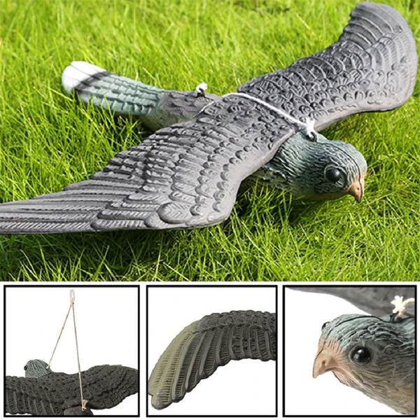 🦅 3D Flying Falcon Bird Repellent Decoy – Realistic Pest Control for Gardens, Farms & Yards