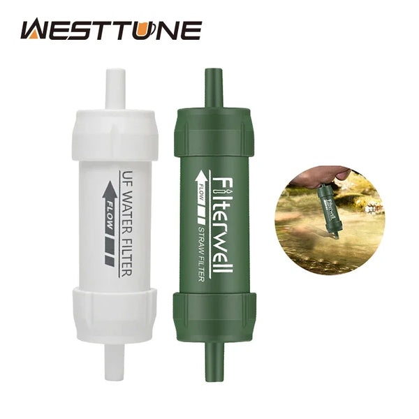 Outdoor Mini Water Filter Straw – Portable Water Purifier for Camping, Hiking & Emergency Survival