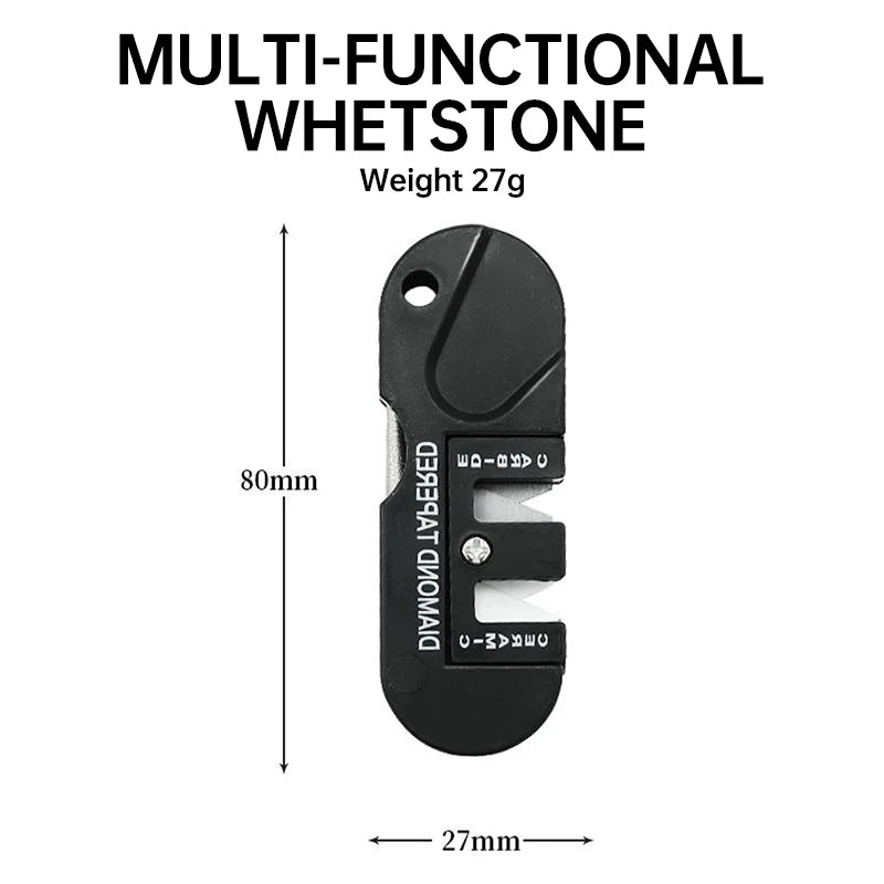 Portable Whetstone Mini Multi-function Sharpener Rod