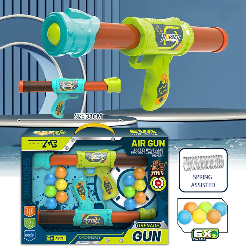 Kids Indoor/Outdoor Slingshot Target Game – Fun Throwing Toy with Sticky Ball Dartboard