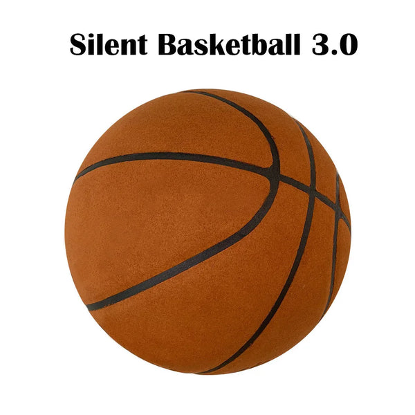 Silent Basketball – Indoor Dribbling Training Ball | Size 7 (29.5") / 5# Airless Foam Quiet Basketball