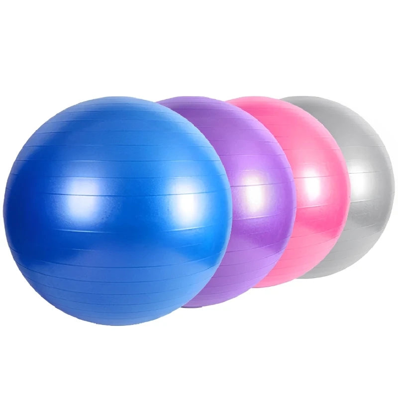 Yoga Pilates Exercise Ball – Thickened & Explosion-Proof for Home Fitness (45–95cm)