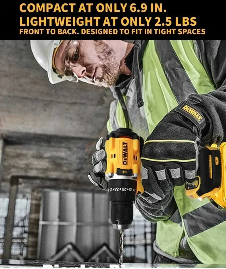Dewalt 20V DCD805 Cordless Impact Drill Brushless Drill Impact Drill /Driver Kit Tool in Rechargeable Power Tools 2300RPM Wrench