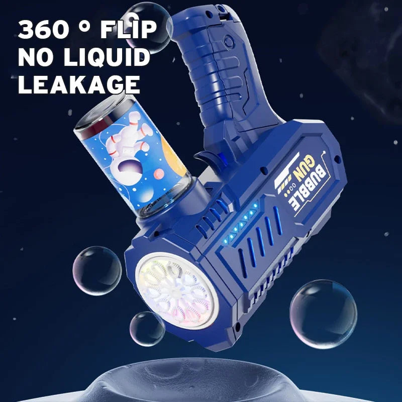 Fully Automatic Bubble Gun Rocket Bubbles Machine