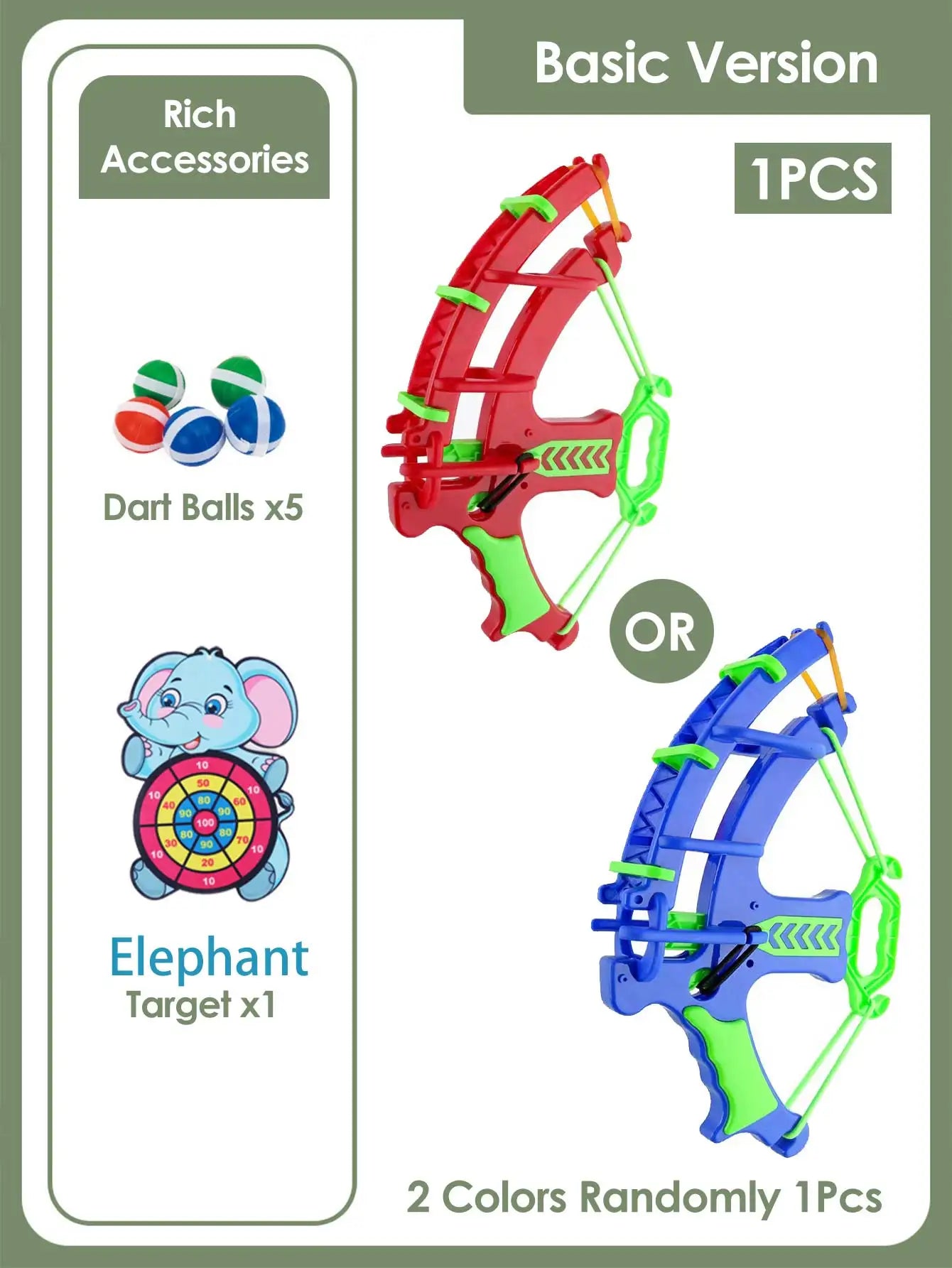 Kids Indoor/Outdoor Slingshot Target Game – Fun Throwing Toy with Sticky Ball Dartboard